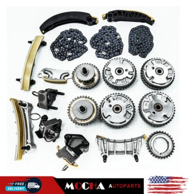 Kit de cadena de distribución 4VVT con engranaje para Chevrolet GM 07-15 3.0 3.6L Equinox CTS SRX Foto 1 de 4