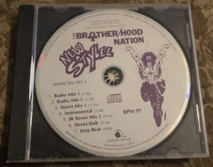 THE BROTHERHOOD NATION ‘NEW STYLEE’ 1992 PROMO CD SINGLE - Picture 1 of 2