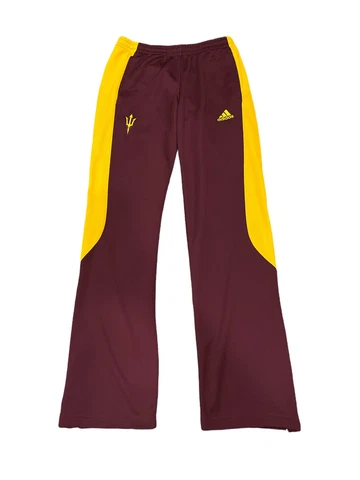 Adidas Climacool Arizona State Sun Devils Zippered Leg Maroon Pants Womens XS Cover