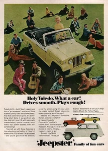 1967 Jeep Jeepster Convertible "Holy Toledo" Original Color Ad  - Picture 1 of 1