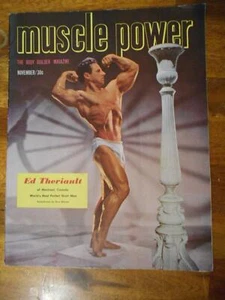 MUSCLE POWER bodybuilding fitness magazine ED THERIAULT 11-51 - Picture 1 of 3