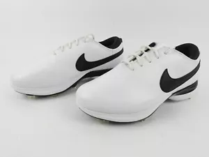 NIKE Air Zoom Victory Tour 2 Men's 7.5 White Black Leather Golf Shoes DJ6570-100 - Picture 1 of 9