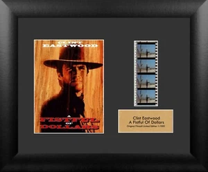 Fistful of Dollars Clint Eastwood 35mm Film Cell Clips Display Spaghetti Western - Bild 1 von 2