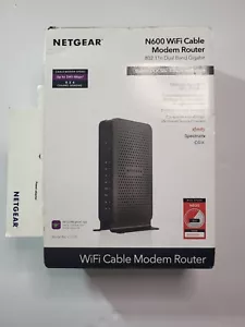 Netgear N600 Kabel WiFi Modem Router 802 - Zdjęcie 1 z 7