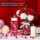 2078 Pcs Pink Red Vase Filler Beads Floating Beads  Valentine's Day Decoration