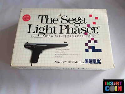 LIGHT PHASER + COMBO GAME - SEGA MASTER SYSTEM CONTROLLER /  PAD - GUN/PISTOLA - Immagine 1 di 4