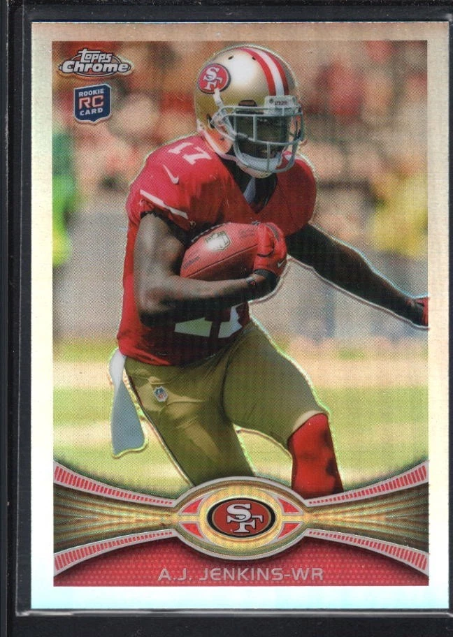 A. J . JENKINS 2012 TOPPS CHROME #156 REFRACTOR 49ERS SP MINT - Image 1 of 1