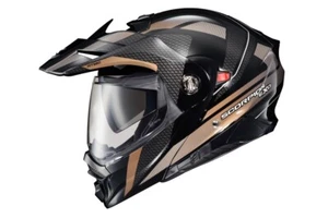 SCORPION EXO-AT960 Modular Helmet, Hicks Black/Gold, 3X-Large - Foto 1 di 4