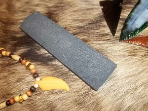 NEW HAND ABRADER STONE OBSIDIAN Flint Knapping Primitive Skinning Preform Blank - Picture 1 of 4