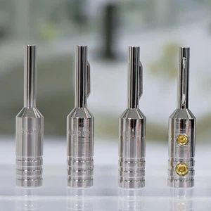 4PCS Kupfer Bananenstecker HIFI Rhodium plattiert Stecker für Lautsprecher Kabel - Bild 1 von 12