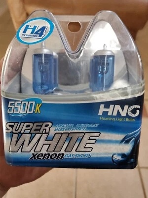 HNG Xenon Gas Filled Super White Bulbs H4 - Image 1 of 4