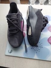Mens Teens  Lace Ups Size 3.5 Suede WORN Once BY Adidas Grey 