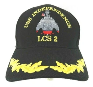 Gorra negra honoraria USS Independence Hat LCS 2 Plankowner - Imagen 1 de 8