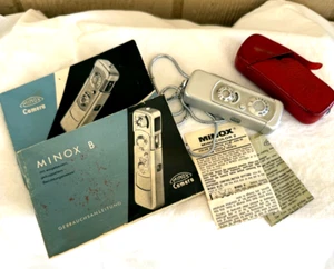 VINTAGE MINOX B SUBMINIATURE SPY CAMERA WITH CASE 1958-71 - Picture 1 of 6