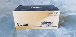 Vintage Vivitar 530 PZ Date-A-Print Point & Shoot Digital 35mm Film Camera NEW!! - Picture 1 of 3