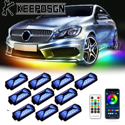 Kit de luces de roca LED de neón multicolor para Mercedes Benz RGB Foto 1 de 4