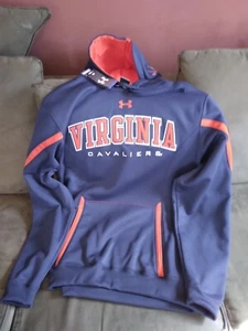 Virginia Cavaliers Under Armour Hoodie Herren Large Navy Langarm - Bild 1 von 4