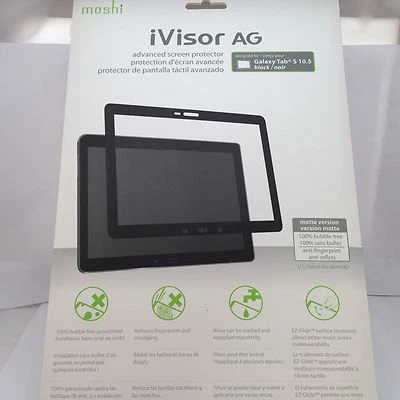 oem Moshi iVisor AG BLACK Screen Protector Samsung Galaxy Tab S 10.5 Sealed new - Image 1 of 4