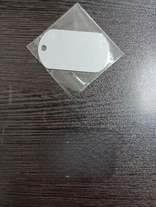 100 X Aluminum Tags Use for 72 Letter Tags Punching Stamping Embossing Machine - Picture 1 of 2