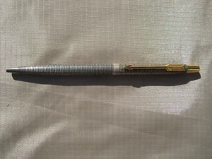 Parker 75 Klassischer Sterlingsilber Druckkugelschreiber Hergestellt in den USA - Bild 1 von 8