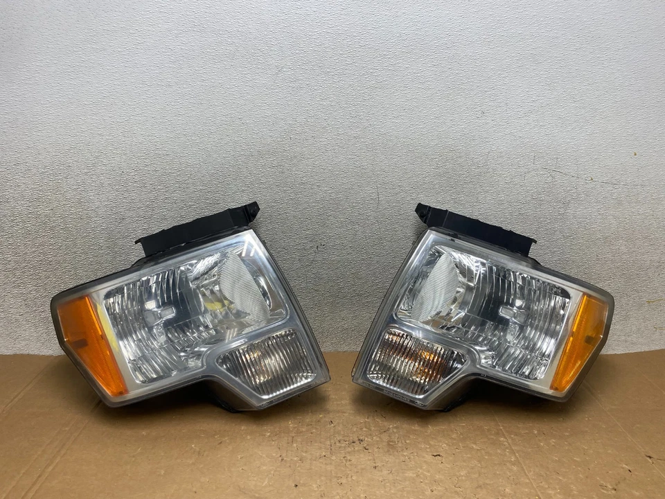Faros halógenos izquierdo+derecho Ford F-150 F150 2009 a 2014 V5109 DW Foto 1 de 4