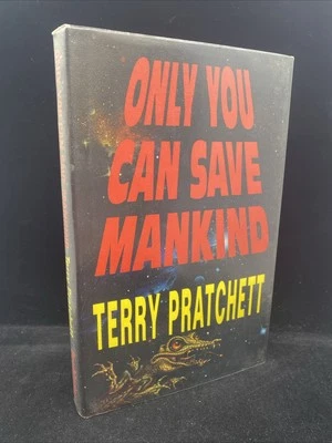 Signed Terry Pratchett Only You Can Save Mankind 1992 1st Edition HB (Discworld) - Image 1 of 4