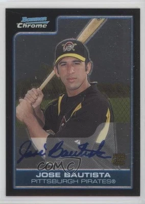 2006 Bowman Chrome Prospects Jose Bautista #BC242 Auto - Image 1 of 2