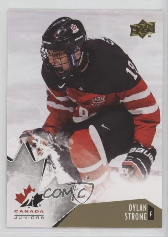 2015 Upper Deck Team Canada Juniors Gold Dylan Strome #91 - Image 1 of 2