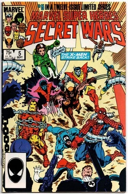 Marvel Super Heroes Secret Wars #5 (Marvel Comics September 1984) FN/VF - Image 1 of 2