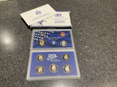 1999-S Proof Set United States US Mint Original Government Packaging Box - Image 1 of 2