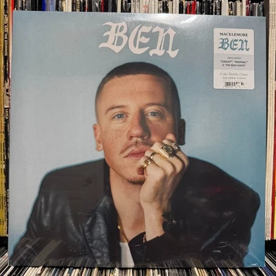 MACKLEMORE - BEN (CLEAR VINYL 2LP)  2023!!!  RARE!!!  DJ PREMIER + NLE CHOPPA - Image 1 of 2