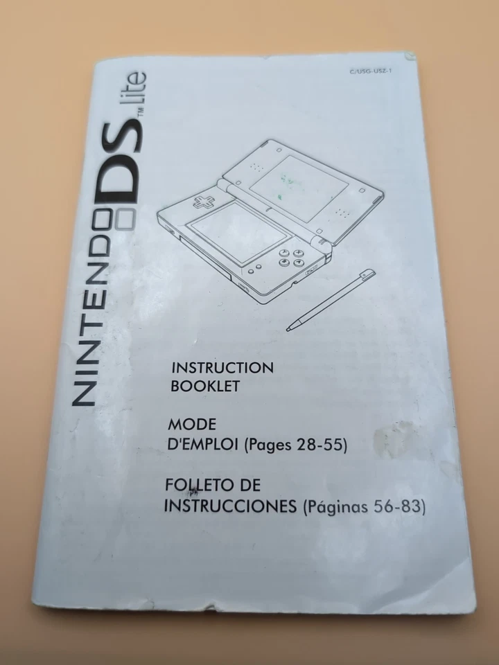 Manual del propietario Nintendo DS Lite folleto de instrucciones SOLO original Foto 1 de 1