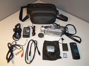 Canon Optura 20 MiniDV SD Card 16x/320x Zoom Digital Camcorder w/ Accessories - Picture 1 of 19