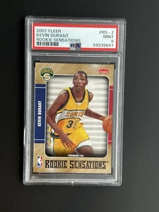 2007-08 Fleer Rookie Sensations Glossy Kevin Durant #RS-2 PSA 9 MINT RC - Picture 1 of 2