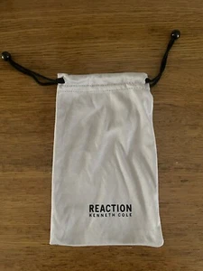 NEW Kenneth Cole Reaction Grey Microfiber Sunglass Bag Pouch Case - Picture 1 of 4