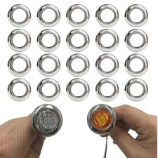 20X 3/4" 304 Stainless Trim Ring Steel Bezel LED Incandscent Clearance Marker