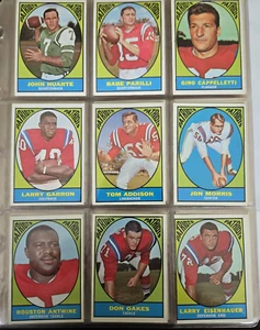 1967 Topps Football complete set (132) EX-NM UNMARKED CHECKLISTS graded Namath - Picture 1 of 18