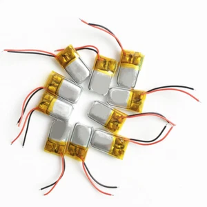 10 PCS 3.7V 50mAh LiPo Polymer Rechargeable Battery 401015 For Earphone GPS MP3 - Picture 1 of 11