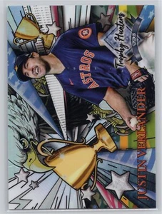 2022 Stadium Club Chrome #RL-23 Justin Verlander Trophy Hunters Houston Astros - Picture 1 of 2
