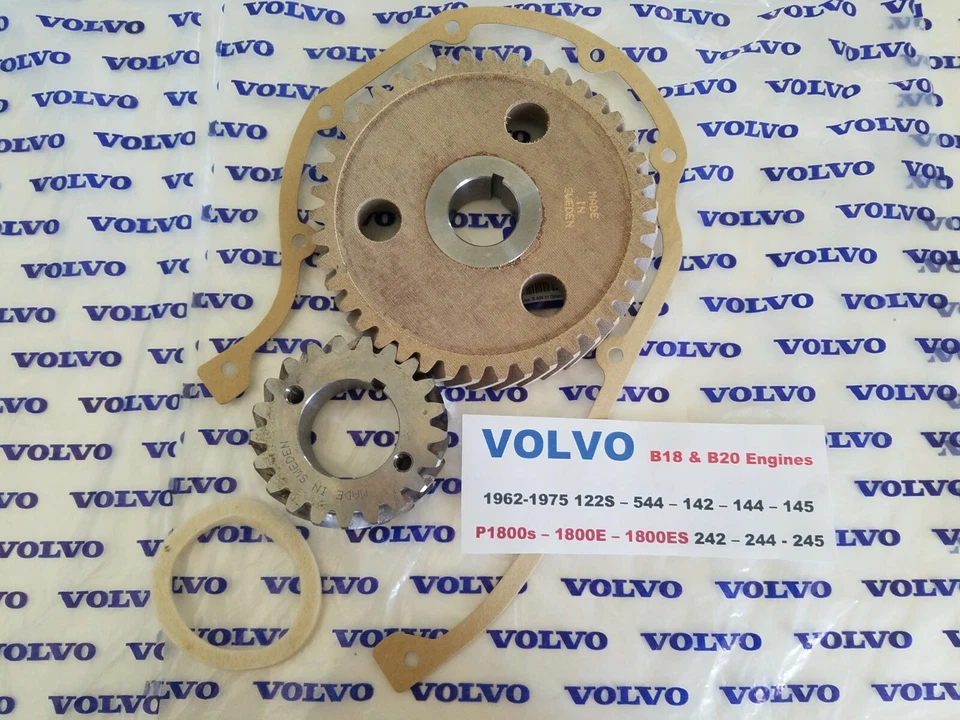 Juego de engranajes de distribución de motores Volvo B18 - B20 P1800 - 122S - 544 - 142 - 144 - 145 164 Foto 1 de 4
