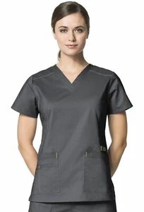 Wonder Wink Wonder Flex Women's V-Neck Scrub Top 6108A CHOOSE COLOR & SIZE NEW - Picture 1 of 14