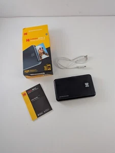 Kodak Fotodrucker tragbar Mini 2 schwarz Bluetooth IOS & Android UNGETESTET - Bild 1 von 10