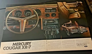 1971 Mercury Cougar XR-7 - Vintage Original Muscle Car Print Ad - Wall Art - Picture 1 of 5