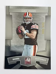 2010 Panini Donruss Elite Browns Colt McCoy The National Rookie /499 #6 - Picture 1 of 2