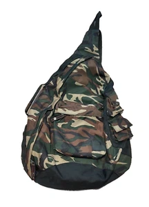 2000s Men’s GAP Sling Bag Nylon Crossbody Tactical Camouflage Rare - Imagen 1 de 11