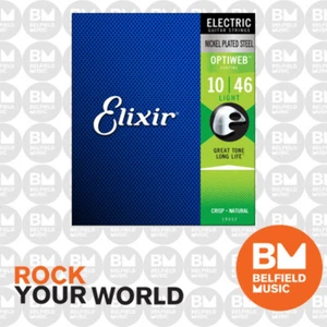 Elixir 19052 Electric Guitar Strings Optiweb Coated Light 10-46 E-OW-L - Picture 1 of 2