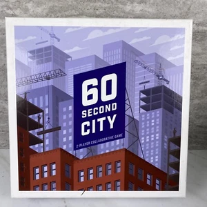 60 Second City 2-Player Collaborative Game By Buffalo Games NEW Fast Shipping - Picture 1 of 2