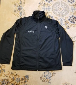 Destiny Bungie Employee Zip Up Jacket Gaming Mens Large L Black Sport-Tek Xbox - Picture 1 of 8