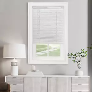 Cordless Light Filtering Mini Blind - 28 Inch Width, 48 Inch Length, 1" Slat Siz - Picture 1 of 12