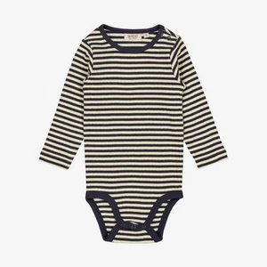 Wheat, Midnight Stripe Long Sleeve Body, 9-12 Months 9103h-104/1 - Picture 1 of 6